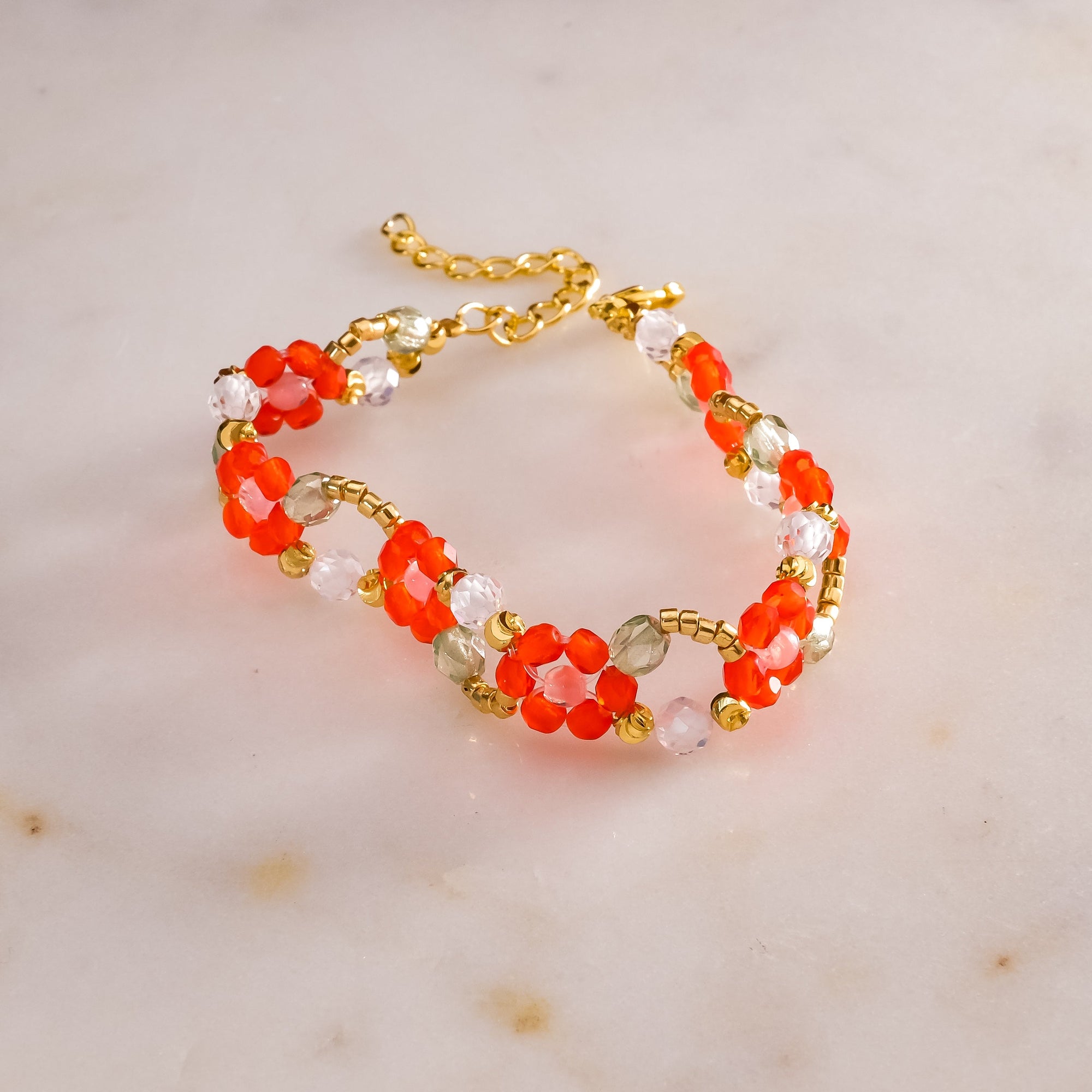 Bracelet Fleurs de perles