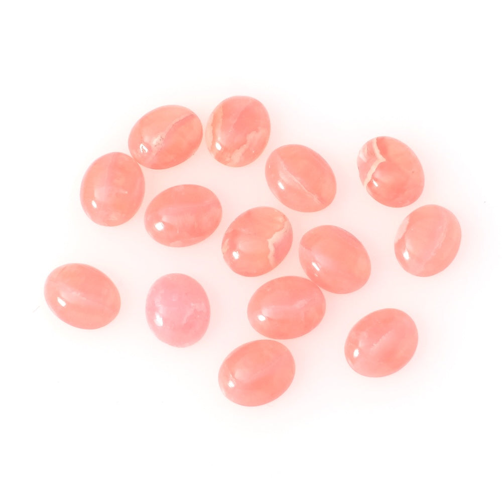 Cabochon pierre naturelle Ovale 8 x 10mm Rhodochrosite