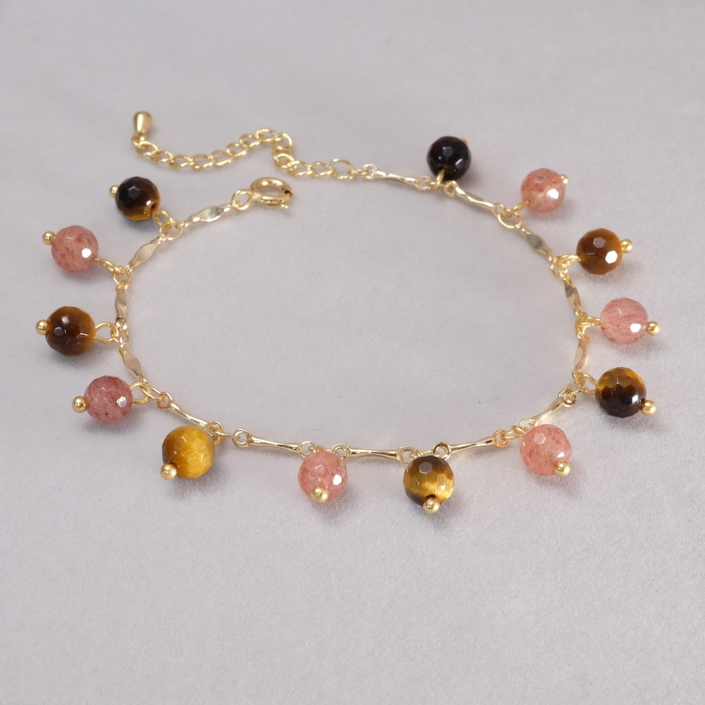 Kit di gioielli &lt;tc&gt;Perles Corner&lt;/tc&gt; - Bracciale con perline di pietra naturale